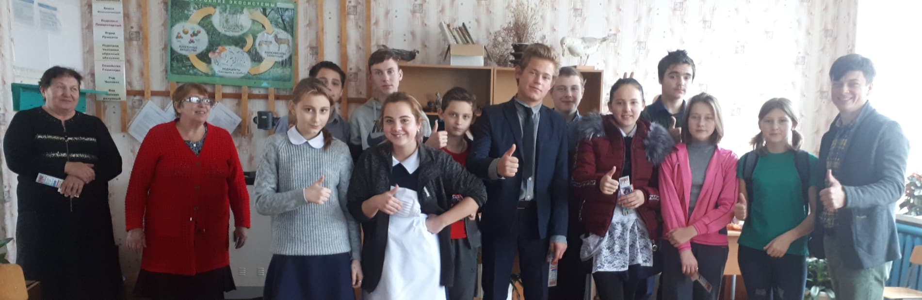 Общее дело в школе посёлка Доброполье Ростовской области