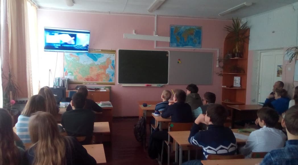 Общее дело в школе №1 поселка Шуя, республика Карелия